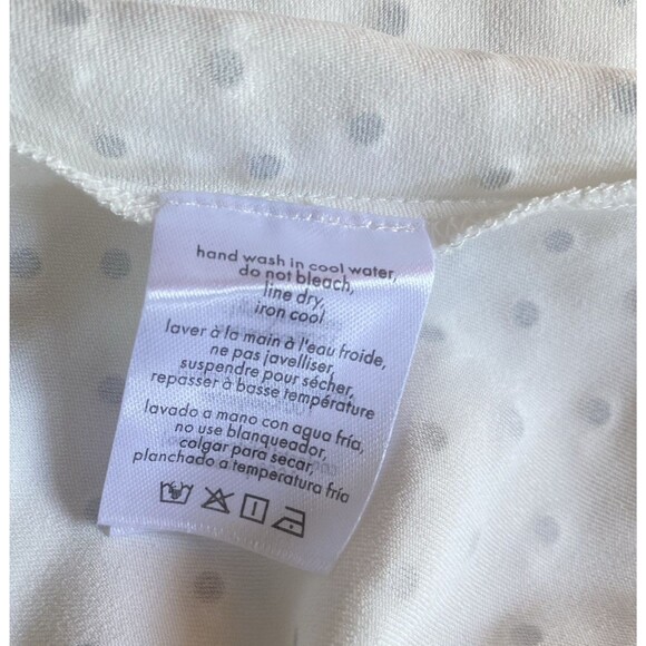 WeWoreWhat Mini Crystal Asymmetrical Dress XS White Beaded Fairy Party Sexy - Picture 8 of 9